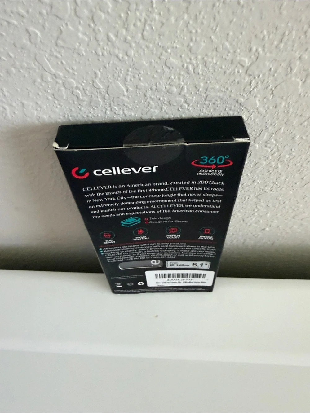 Cellever for IPhone  14 Pro White New never opened